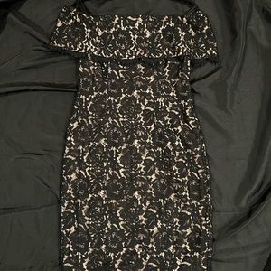 Eliza J Black Lace Dress